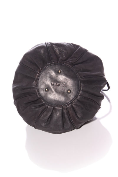 MIMCO - Leather drawstring pouch bag!