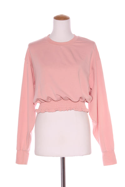 LORNA JANE - Cropped shirred hem sweater! 10-12
