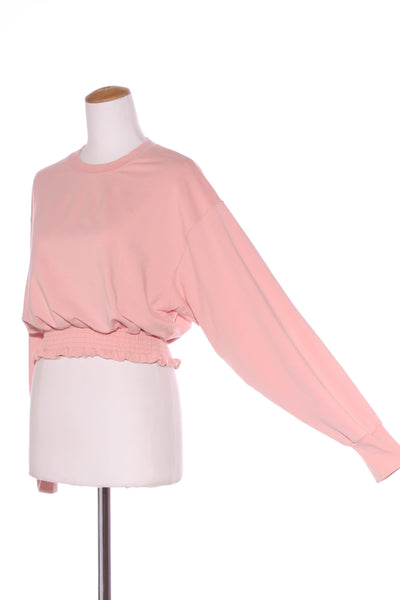 LORNA JANE - Cropped shirred hem sweater! 10-12