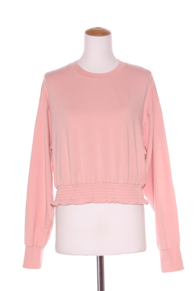 LORNA JANE - Cropped shirred hem sweater! 10-12