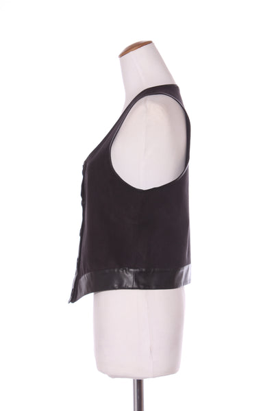 PAULA RYAN (NZ) Faux leather + suedette waistcoat! 12