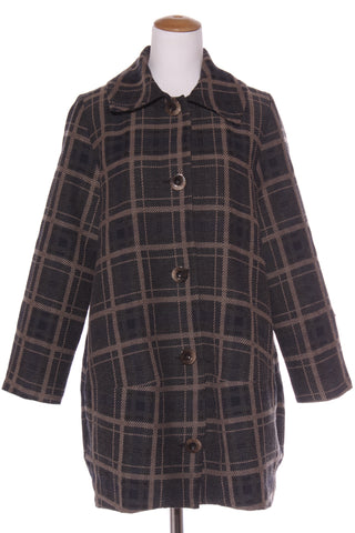 PAULA RYAN "Check tulip" coat! 12-14