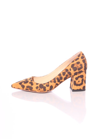 BRAND NEW - Leopard print heels! 7.5