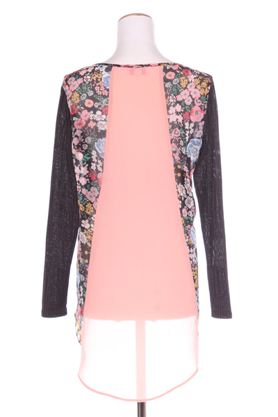 CHARLO - Hi low floral panel top! 8-10