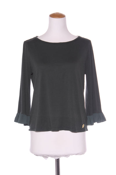 MICHAEL KORS - Chiffon ruffle trim sleeve top! 12