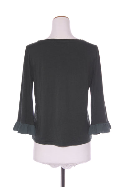 MICHAEL KORS - Chiffon ruffle trim sleeve top! 12
