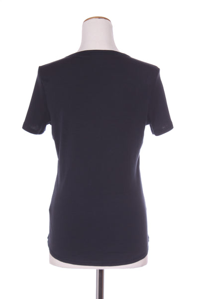 M&S - Cotton navy tee! 14-16