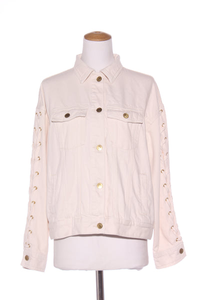 H&M - Lace up sleeve denim jacket! 12