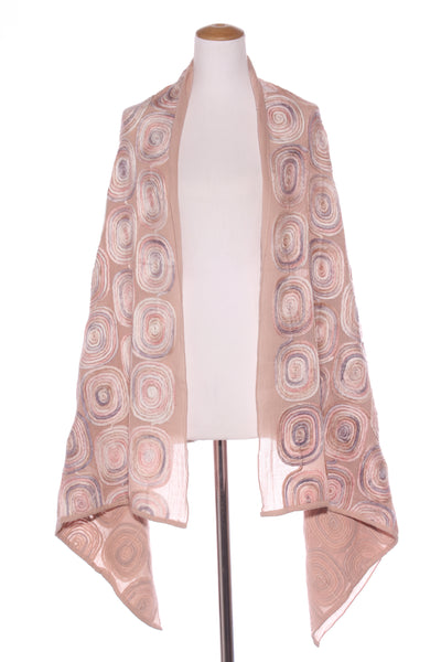 TS - Spiral applique  shawl/scarf!