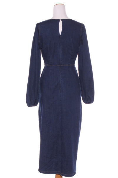 LEILA + LUCA - Lacey chambray denim midi dress! 12