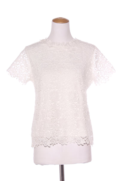 EURO EDIT - White lace top! 12