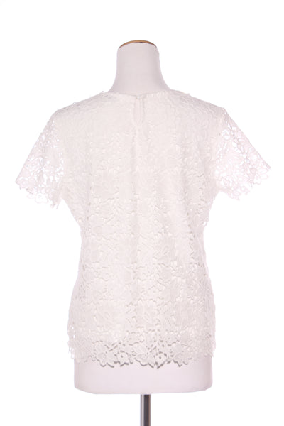 EURO EDIT - White lace top! 12