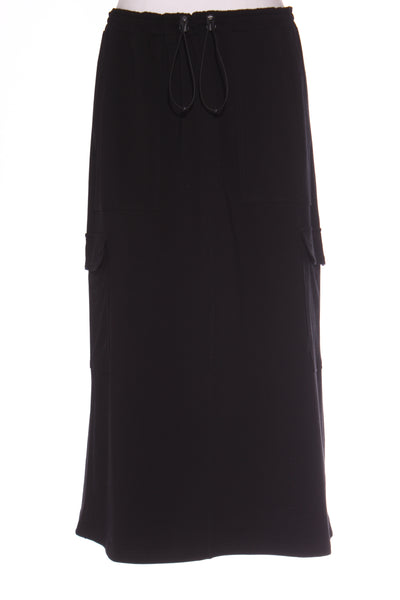 WHITE ON BLACK (LN) Cargo midi skirt! 14