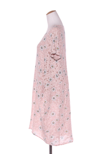 HELGA MAY (ITA) Daisy print linen dress! 12-14