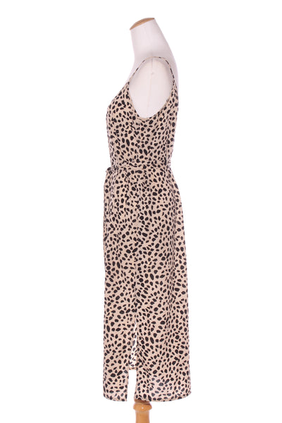 HARRIE & SAM (NZ) Gold thread cheetah cami dress! 12