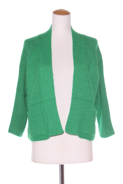 FRONTIER (BN) Green knit cardi! 10-16