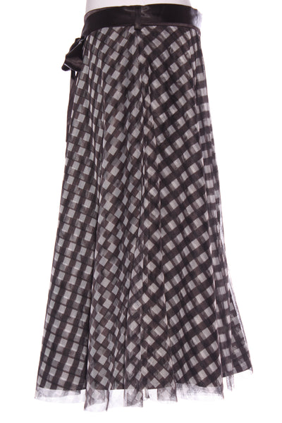 REVIVAL - Checker mesh swing skirt! 12-14
