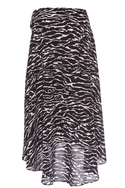 MVN - Animal print faux wrap panel skirt! 12