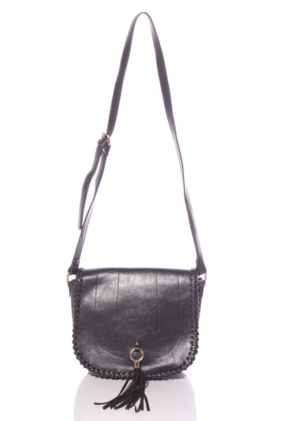 DECJUBA - Tassel pleather crossbody bag!