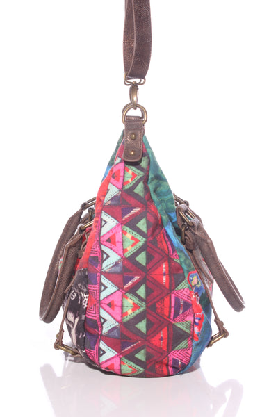 DESIGUAL - Patchwork print handbag!