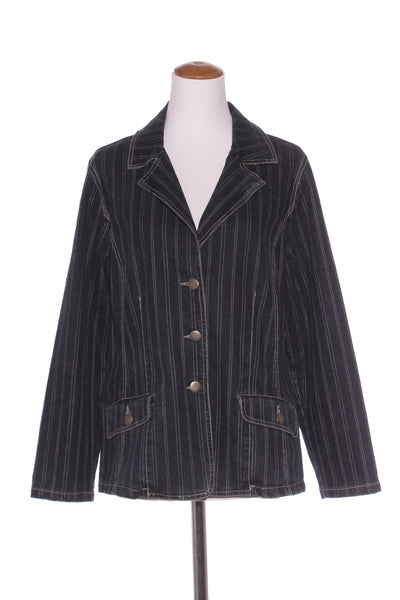 BEME - Pinstripe tailored denim jacket! 16