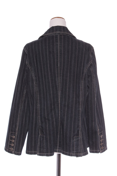 BEME - Pinstripe tailored denim jacket! 16