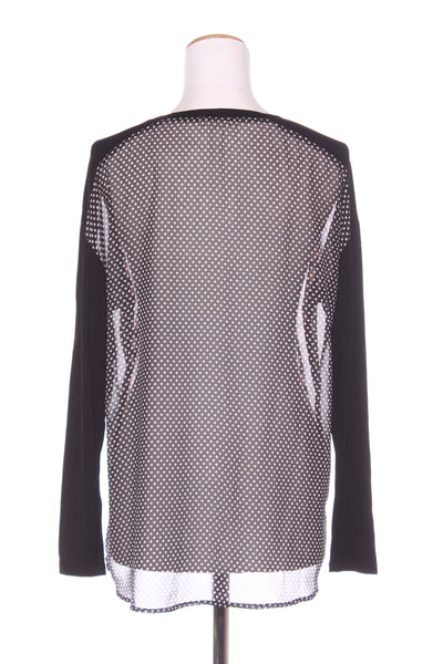 KETZ-KE - Chiffon print panel L/S top! 8-10