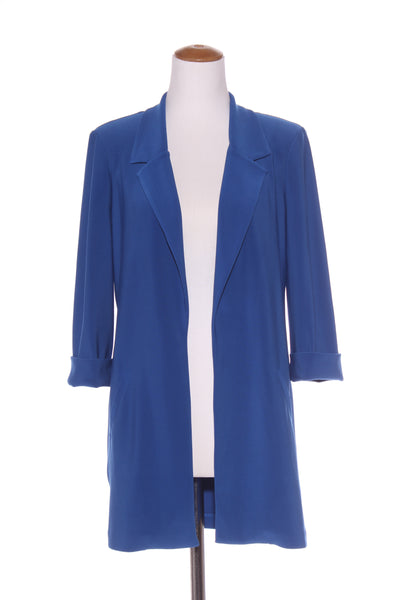 FRANK LYMAN (CA) Royal blue wwaterfall cardi! 12