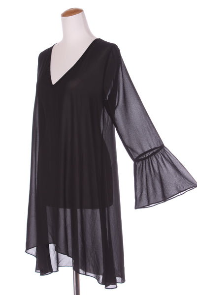 PRETTY BASIC by Augustine - Ruffle sleeve chiffon dress! 12
