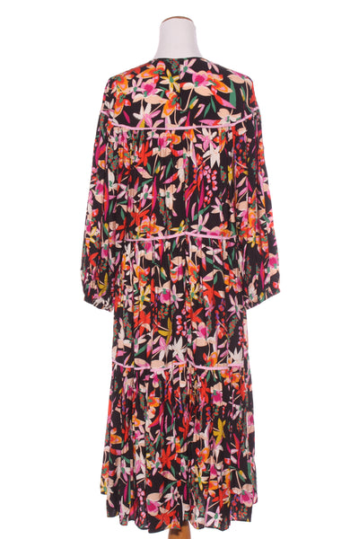 CHARLO "Malva" tiered midi dress! 16