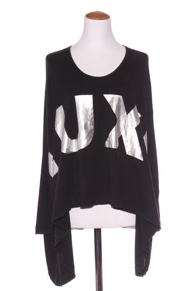 CHARLO "Luxe" print relaxed fit top! 8-18