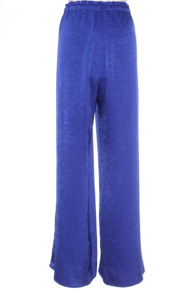 MOOCHI (NZ) "Frame" crushed satin wide leg pant! 16