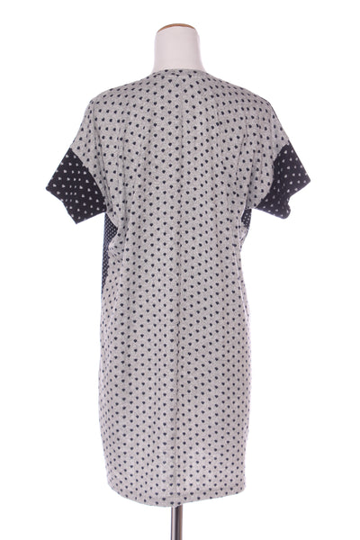 MADLY SWEETLY - Navy + grey panel knit dress! 10