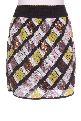 AUGUSTINE - Checker sequin mini skirt! 12