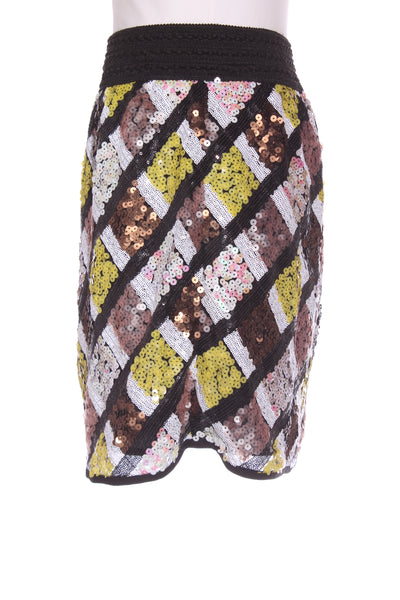 AUGUSTINE - Checker sequin mini skirt! 12