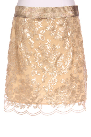 STELLA ROYAL - Gold sequin mini skirt! 14