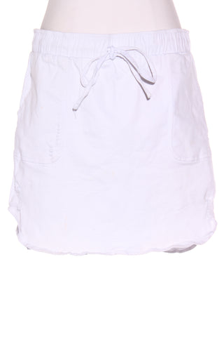CHARLO - Distressed white denim mini skirt! 14
