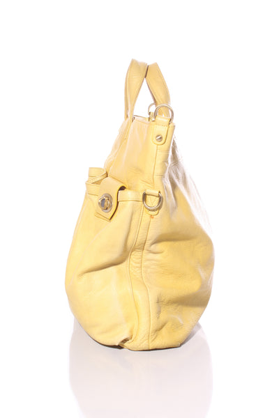 SABINA - X Large yellow leather bag!
