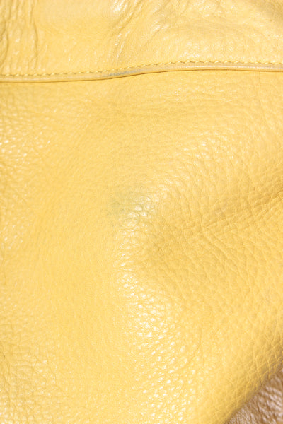 SABINA - X Large yellow leather bag!