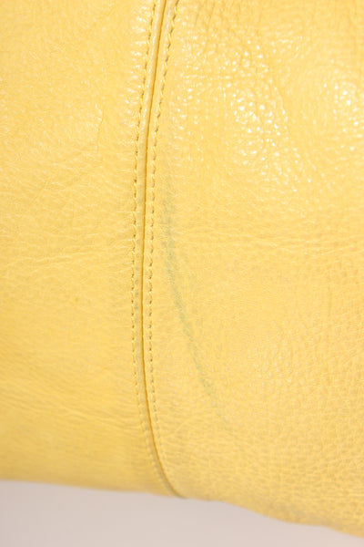 SABINA - X Large yellow leather bag!