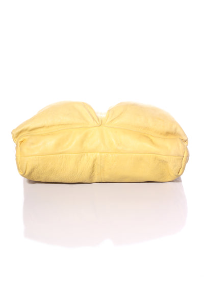 SABINA - X Large yellow leather bag!