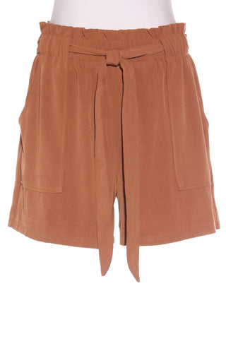AMAYA - Tobacco belted dress shorts! 14
