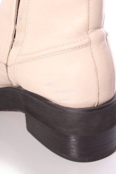 BRONWYN - Cleo leather ankle boots - Bone! 39