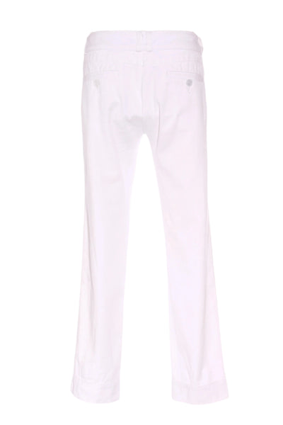 MARILYN SEYB - White cotton slim pant! 12