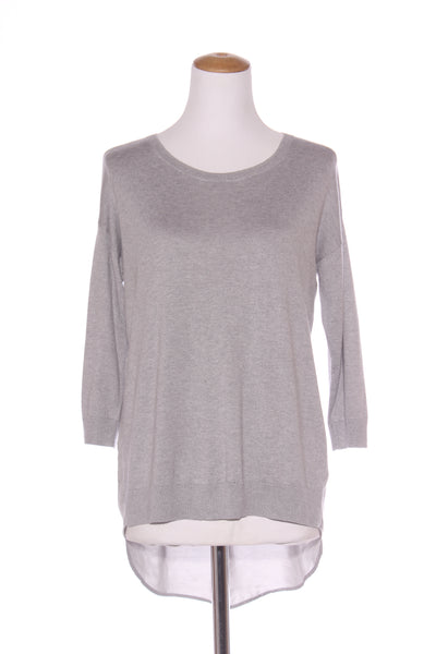 SUSSAN (LN) Contrast scoop hem knit top! 8-10