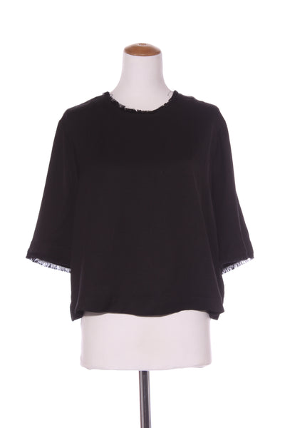 MINERAL - Boxy crop linen/viscose fray top! 16