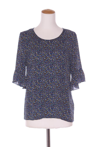 TUESDAY - Wildflower print ruffle sleeve top! 14