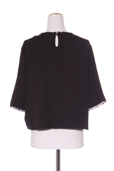 MINERAL - Boxy crop linen/viscose fray top! 16