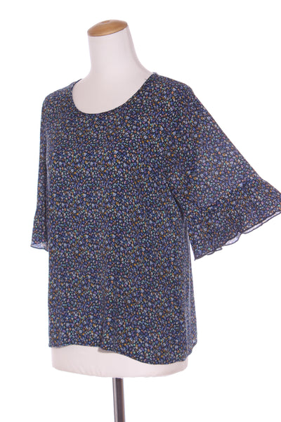 TUESDAY - Wildflower print ruffle sleeve top! 14