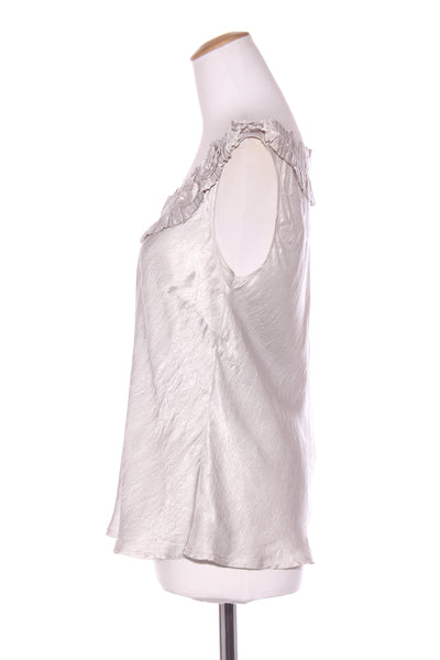 MIXIT - Silver pleated collar top! 16